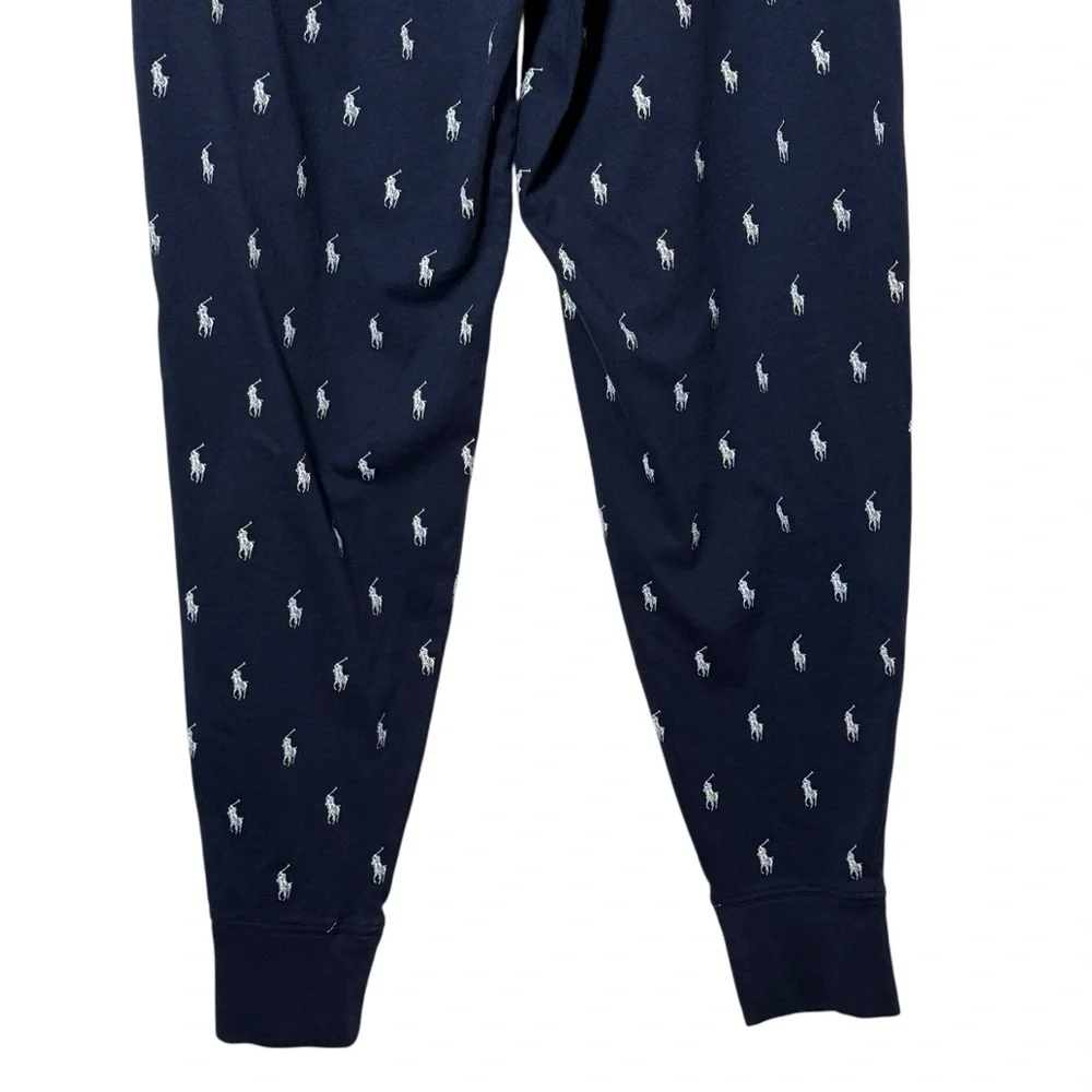 Polo Ralph Lauren Mens Polo Pony Cotton Sleep Jogger Navy Blue Nevis Large